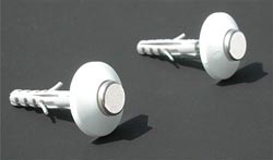 Magnetpins weiss